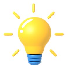 a yellow light bulb sitting on top of a white surface