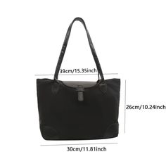 Hign-concerned Chemical : None Place Of Origin : ZHE JIANG  Province Place Of Origin : ZHE JIANG Province Occasion : BUSINESS Gender : WOMEN Style : fashion Number of Handles/Straps : two Lining Material : nylon Handbags Type : Shoulder Bags Main Material : nylon Shape : Casual Tote Material: Soft NylonSize:30/39cm(11.81/15.35in)*26cm(10.24in);Shoulder Strap 29cm(11.42in)Gender: WomenOccasion: Leisure, DailyColor: As pictures show Package Content:1 X BagNotes:1. Due to the different monitor and light effect, the actual color of the item might be slightly different from the color showed on the pictures. Thank you!2. Please allow 1-3cm(0.39-1.18in) measuring deviation due to manual measurement. WHAT ABOUT REFUND?   Fast refund,100% Money Back Guarantee. If your product is defective or doesnt Trendy Large Capacity Shoulder Bag For Outdoor, Trendy Outdoor Tote Shoulder Bag, Trendy Black Canvas Bag With Zipper Closure, Black High-capacity Functional Shoulder Bag, Black Waterproof Shoulder Bag For Travel, Waterproof Black Shoulder Bag For Daily Use, Waterproof Black Shoulder Bag For Travel, Black Outdoor Bag With Double Handle, Functional Black Canvas Bag With Zipper Closure