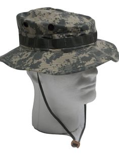 Adjustable Camouflage Bucket Hat With Curved Brim, Adjustable Military Bucket Hat, Military Style Khaki Bucket Hat, Military Style Adjustable Brimmed Sun Hat, Adjustable Military Style Brimmed Sun Hat, Adjustable Brimmed Military Sun Hat, Military Cap For Hunting, Military Hunting Hat With Curved Brim, Adjustable Military Hunting Hat