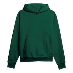 Adidas originals x Pw Basics Hood Embroidered Monogrammed Hooded Sweater Unisex Green GM1944 (Couple/Crossover/Embroidery/Gift to Boyfriend) Dark Green Hoodie, Adidas Pharrell Williams, Embroidered Monogram, Green Hoodie, Adidas Hoodie, Hot Sneakers, Pharrell Williams, Hooded Sweater, Stylish Sneakers