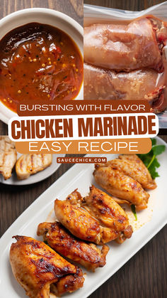 Chicken Marinade Recipe Sugar Free Chicken Marinade, Chicken Marinade For Salad, Chicken Marinade Recipes Easy, Low Calorie Grilled Chicken, Chicken Marinade For The Grill, Simple Chicken Marinade, Marinades For Chicken, Healthy Marinades, Chicken Breast Marinade Recipes