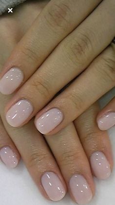 Light Pink Nails, Pink Manicure, Neutral Nails, Short Acrylic Nails, Nail Manicure