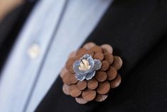 Excited to share this item from my #etsy shop: Wooden Lapel Pin, Wood Enamel Pin, Wedding Lapel Pin Flower, Groomsmen Wedding Boutonniere Lapel Pin #enamellapelpin #weddinglapelpin #groomsmengiftpin