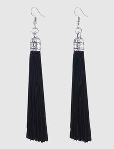 Silver black silk tassel earrings, bohemian black thread silver long earrings, Indian silk fabric tassel drop earrings When you need that little something to finish of an outfit, these beautifully handmade and handcrafted tassel earrings will do that.  These sophisticated earrings will emphasise your outfit whether you want it to look simple or totally unique.  Simple with an elegant and sophisticated finish to complete the look.  * Silver / black * 11cm - estimate  * Brass / silver colour / bla Sophisticated Earrings, Silver Long Earrings, Silver Silk, Earrings Indian, Tassel Drop Earrings, Long Drop Earrings, Earrings Bohemian, Black Thread, Silver Colour