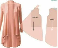 Pola Outer Kimono, Women Shirt Designs