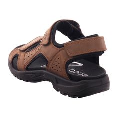 Step into comfort and style with the Ecco ONROADS M Men's Walking Sandals, crafted in a classic brown shade. Designed for young adults who value both aesthetics and functionality, these sandals feature robust materials that ensure durability and longevity. The versatile design complements any casual or outdoor attire, making it perfect for young professionals or college students on the go. Experience the blend of fashion and practicality with every step you take! Brown Sport Sandals With Rubber Sole For Outdoor, Brown Outdoor Sport Sandals With Rubber Sole, Brown Leather Sport Sandals With Round Toe, Brown Closed-toe Sport Sandals For Outdoor Activities, Brown Closed Toe Sport Sandals For Outdoor Activities, Brown Cushioned Round Toe Sport Sandals, Cushioned Open Toe Brown Sport Sandals, Brown Cushioned Open-toe Sport Sandals, Brown Cushioned Open Toe Sport Sandals