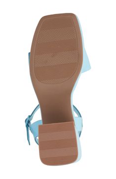 A squared-open toe and a block heel make this sandal a perfectly poised option for any occasion. 3" heel Adjustable ankle strap with buckle closure Textile upper and lining/synthetic sole Imported Olivia Miller, Heel Sandal, Block Heels Sandal, Sandal Women, Nordstrom Rack, Block Heels, Ankle Strap, Open Toe, Sandals Heels