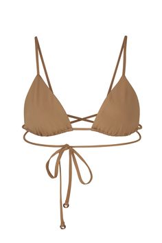 DESCRIPTION Our signature tie accent adds a feminine twist to the Wrap Triangle Bikini Top. Designed to be tied several ways, it will flatter your waistline any way you wear it. Balance this style’s barely-there straps with a fuller silhouette on bottom, like our Midi High-Cut Bottom. PRODUCT DETAILS Fits true to size Tortoise ring detail UV protected UPF 50+, fully lined Self-tie closure Adjustable straps Composition: 72% polyamide, 28% elastane Machine washable - ships with Anemos wash bag Mad Tortoise Ring, Eco Swimwear, Andrea Iyamah, Swimwear Dress, New Arrival Dress, Wash Bags, High Cut, Swimwear Tops, Skirt Top