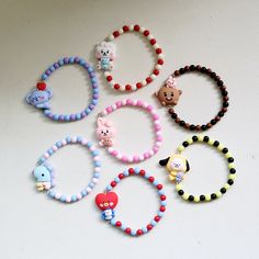 Bt21 Charm Bracelet Bt21 Bracelet, Bts Bracelet, Bracelets Design, Diy Bracelet Designs, Diy Bracelet, Charm Bracelets, Lancaster, Diy Bracelets, Bracelet Designs