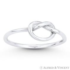 The featured ring is cast in .925 sterling silver and showcases an overhand knot centerpiece finished with a sleek & comfortable band. Your purchase will include a 30-Day Exchange or Money-Back Guarantee & Free US Shipping. Please email us for more details regarding this listing. Size: 9.  Color: Metal Type.  Gender: unisex.  Age Group: adult. Overhand Knot, Sterling Silver Charm Bracelet, Silver Charm Bracelet, Love Charms, Chain Anklet, Cuff Bangles, Sterling Silver Bead, Sterling Silver Charm, Promise Ring