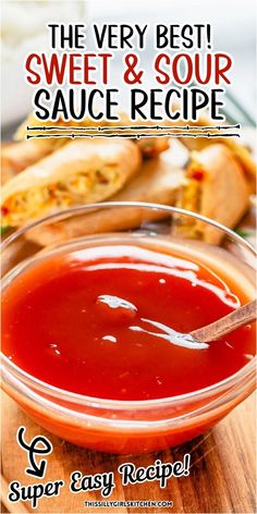 homemade sweet and sour sauce Best Sweet And Sour Sauce Recipe, Best Sweet And Sour Sauce, Recipe Sweet And Sour Sauce, Sweet And Sour Sauce Recipe, Sweet N Sour Sauce Recipe, Sweet And Sour Recipes, Sweet Sour Sauce, Homemade Chinese Food