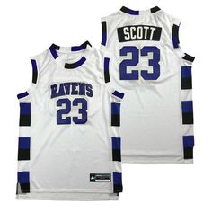 Material: 100% Polyester The authentic on-court look with a traditional basketball fit Lightweight, flexible crests and patches that fold easy Incredibly light and breathable fabric that will keep you cool and dry Machine wash compatible One Tree Hill Basketball, One Tree Hill Nathan, Tree Hill Ravens, Nathan Scott, Hanging With Friends, Basketball Uniforms, Basketball Fans, Tree Hill, One Tree Hill