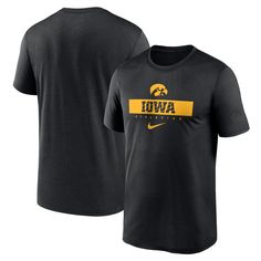 Ensure everyone sees your die-hard Iowa Hawkeyes pride by wearing this Sideline Legend tee. Built by Nike, this T-shirt features incredible Iowa Hawkeyes graphics on the chest, which will solidify your stance as a truly devoted fan. The built-in Dri-FIT technology will ensure you stay comfortable by wicking moisture away from your body. Oregon State Beavers, Seattle Sounders Fc, Oklahoma State Cowboys, Fc Dallas, Iowa Hawkeyes, American Sports, Alabama Crimson Tide, Die Hard, Nike Black