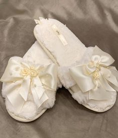 Wedding Slippers | Etsy Roses And Pearls, Barefoot Sandals Wedding, Princess Closet, Bride Slippers, Satin Ribbon Roses, Beach Wedding Shoes, Crochet Barefoot Sandals, Sandals Wedding, Wedding Slippers