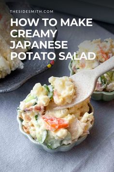 how to make creamy japanese potato salad