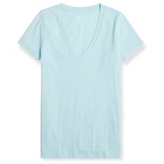 J. Crew V-Neck Tee Vintage Cotton T-Shirt Soft Agua Blue This Is A Vintage Cotton T-Shirt That Can Easily Be Worn Layered Or By Itself. Wear With Jeans For A Casual Look Or Under Blazer At The Office. This Is The Perfect Comfortable V Neck Tee In A Lovely Color. This Style Fits True To Size And Length Hits At Hips. By Buying Cotton Products From J.Crew You're Supporting More Responsibly Grown Cotton Through The Better Cotton Initiative. New With Tags, Never Worn. Will Come In Original Manufactur Light Blue V-neck T-shirt For Summer, Casual Light Blue V-neck T-shirt, Basic Blue V-neck T-shirt, Blue Cotton V-neck T-shirt, Light Blue Cotton V-neck T-shirt, Yellow Polo Shirt, Rose T Shirt, Linen Tee, Pink Crewneck