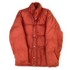 Vintage The North Face Down Puffer Jacket Size Medium Orange Full Zip 80s Size/Measurements (Based in inches) Size - Medium Pit to pit - 23" Length - 28" Shoulder to cuff - 25.5" Condition / Details The stains found on the front, on both sleeves and on the back Combined Shipping: We provide combined shipping, please contact us for a quote Orange Puffer Jacket, Down Puffer Jacket, Face Down, Puffer Jacket, North Face, The North Face, Mens Jackets, Puffer, Jackets & Coats