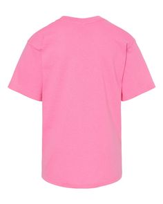 Youth Gold Soft Touch T-Shirt - AZALEA - XL | M&O Youth Gold Soft Touch T-Shirt in Azalea Size XL | Cotton Basic Pink Pre-shrunk T-shirt, Basic Pink Cotton Shirt, Pink Cotton Short Sleeve Shirt, Basic Pink Pre-shrunk Shirt, Pink Cotton T-shirt With Short Sleeves, Pink Short Sleeve Graphic Tee, Size Medium, Size Small, T Shirts