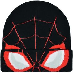 PRICES MAY VARY. SPIDER-MAN KNITTED HAT SET: Roll down cuffed beanie cap set featuring stylish Peter Parker and Miles Morales mask designs ONE SIZE: Each winter hat provides a comfortable fit on a wide range of men and women's head sizes; these skull caps can be worn on top of your head, or rolled down to reveal a full face design LIGHTWEIGHT AND DURABLE: Skull cap beanie is composed of lightweight and durable knitted fabric to provide comfort during cold weather OFFICIALLY LICENSED: Each brimle Marvel Shield, Spider Man Miles, Spider Man Miles Morales, Black Spiderman, Cuffed Beanie, Man Logo, Miles Morales, Mask Party, Knit Beanie Hat