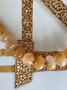 Half round citrine faceted beads (770 cts). The color of the beads is various apricot shades. The necklace has a handmade knot tie at the back and the beads are knotted individually which highlights the color. The necklace is 19 inches in total length. The beads are slightly graduated in size with smaller stones at the back moving to larger stones at the front. The largest beads at the front are approx 12mm x 15mm. A few of the stones have some flaws but the faceted cut provides a nice shine to Knot Tie, Handmade Envelopes, Naples Fl, Faceted Bead, Apricot, Citrine, Necklace Etsy, Knot, Gold Bracelet