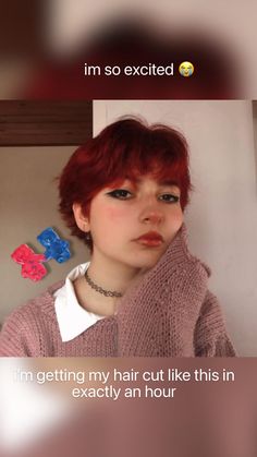 Cool Hair Colours Short, Short Fluffy Hair For Round Face, Enby Haircuts Short, Masc Bangs, Short Haircut Grunge, Short Strait Hair, Short Enby Haircuts Straight Hair, Short Alt Haircuts With Bangs, Alt Haircuts For Round Faces