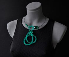 Hey, I found this really awesome Etsy listing at https://www.etsy.com/listing/1101122936/emerald-green-shade-necklace-crystal Emerald Green Shades, Mesh Jewelry, Cable Jewelry, Abstract Necklace, Unusual Necklace, Spiral Necklace, Mesh Necklace, Contemporary Necklace, Necklace Crystal