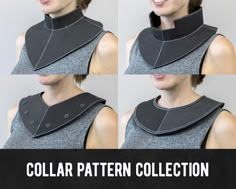 My Collar Armor Pattern Collection can be easily scaled, altered or combined with other armor designs and costume pieces. Just use it as your starting point, then add more layers or details and give it your own spin! Print the patterns larger or smaller to fit your own body size.  The collection includes the following designs: - Knight Collar - Crusader Collar - Small Collar - Simpel Collar - Basic Collar I recommend using 5mm low-density EVA foam (high density works too) as well as contact ceme Making Armor, Joan Of Arc Costume, Larp Outfit, Medieval Revival, Eva Foam Armor, Armor Pattern, Foam Cosplay, Book Costumes, Foam Armor