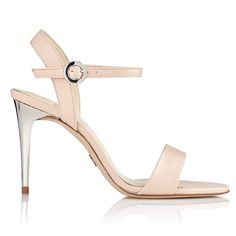 SKIN (8,5cm) - Just-ENE Feminine Blush High Heel Sandals, Blush High Heel Feminine Sandals, Blush Sandals With Heel Strap, Blush Sandals With Heel Strap And Open Heel, Feminine Blush Sandals With Heel Strap, Blush Sandals With Heel Strap For Formal Occasions, Modern Pink Pointed Toe Sandals, Chic Blush Evening Sandals, Elegant Blush Heels With Heel Strap