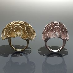 The dimensions and weights of this ring are in popular materials such as yellow gold, white gold, rose gold, green gold, silver, platinum, and palladium can be viewed in the accompanying images. The weight is measured in grams, and the length is measured in millimeters. in both rings. Please note that this is a digital product, and you will receive downloadable STL files for use with appropriate programs and 3D printers. If you encounter any issues with the link, design, or file, please don't he 3d Jewelry Design, Ring Basket, Link Design, Stl Files, 3d Printers, Impression 3d, Flower Ring, Green Gold, Rings Statement