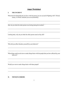 Positive Anger Worksheets for Adults Anger Coping Skills Worksheet, Anger Management Group Activities For Adults, Managing Anger For Adults, Free Anger Management Worksheets For Adults, Acceptance And Commitment Therapy Worksheets