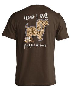 CINNAMON ROLL PUP - Puppie Love Service Dogs Breeds, Southern Outfits, Animal Shelters, Cinnamon Roll, Toddler Tees, Super Sale, Animal Shelter, Collar And Leash, Cotton Shorts