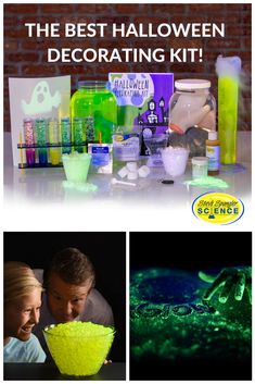 the best halloween decorating kit for kids with glow in the dark paint and sprinkles