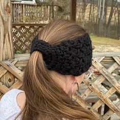 Ravelry: Ponytail Ear Warmers pattern by Kathy Lutz Try On Hairstyles, Long Box Braids, Crochet Ear Warmer, Denim Pocket, Low Ponytail, Headband Pattern, Ponytail Holder, Pocket Belt, Box Braids Hairstyles