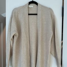 Perfect Condition. Never Worn. Amazing Warm Fit. Size S. Beige Neutral Colour Everyday Beige Open Front Cardigan, Beige Open Front Cardigan For Everyday, Beige Long Sleeve Sweater From H&m, H&m Beige Long Sleeve Sweater, H&m Casual Beige Sweater, Casual Beige H&m Sweater, Sweaters Cardigan, Neutral Colors, Sweater Cardigan