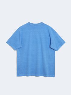 Editor's NotesThis simple basic T-shirt is finished with sun-dyed washing featuring subtle distressed effect at the edges. Wear it for adding a hint of vintage feel to your look.- Ribbed crew neck- Drop shoulder- Short sleeves- Oversized fitMeasurements (in.)M / L- Shoulder: 19.9 in. / 20.3 in.- Chest: 23.6 in. / 24.2 in.- Sleeve Length: 9.4 in. / 9.8 in.- Total Length: 28.0 in. / 28.3 in.Composition & Care- 100% Cotton- Due to character of washing technique, each item may have different dam Casual Washed Blue T-shirt, Blue Washed Relaxed Fit T-shirt, Relaxed Fit Washed Blue T-shirt, Cotton Acid Wash Stonewashed T-shirt, Acid Wash Cotton T-shirt, Acid Wash Stonewashed Cotton T-shirt, Faded Stonewashed Crew Neck T-shirt, Faded Stonewashed Relaxed Fit T-shirt, Casual Stonewashed Crew Neck Top