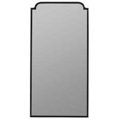 an empty mirror on a white background