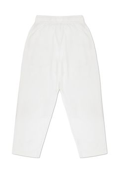 Item is made to order and will arrive in 7 - 16 days. An effortless silhouette, Jonny Cota's Boxer Pants seamlessly transcend seasons with a generous boxy silhouette and an easy, relaxed full length leg. — Elastic waistband and drawstring— Slant pockets— 50% linen 50% rayon SIZE + FIT— Loose fit— Full length leg— Generous fit— Model is 6'1 and wearing a size L CARE— Machine wash cold, lay flat to dry White Stretch Bottoms With Straight Hem, White Bottoms With Straight Hem For Summer, White Stretch Sweatpants For Loungewear, White Stretch Sweatpants With Elastic Waistband, White Stretch Tapered Leg Pants, Stretch White Tapered Leg Pants, White Pants With Elastic Waistband, White Pants With Elastic Waistband And Straight Hem, White Stretch Sweatpants With Tapered Leg