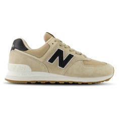 New Balance 574 | Foot Locker European Shoes, New Balance 574, Casual Running Shoes, How To Make Shoes, Black Running Shoes, Classic Shoes, Running Sneakers, Men Shoes Size, Anchors