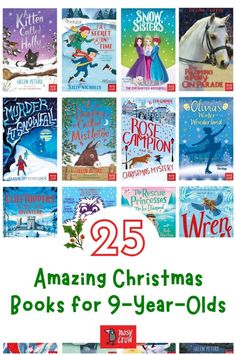 This Christmas, why not give the gift of reading with this collection of the best Christmas books for kids aged 9? These great books to read make perfect gifts for young readers. This collection of the best books for 9-year-olds features exciting mystery and adventure stories, animal adventures, chapter books, murder mystery books and more! These are the best Christmas books for 9 year olds. Check out the book recommendations now! I Can Read Books, Book Baskets, Family Ideas, Preschool Books, Books For Kids