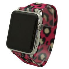 This 2-pack Elastic Oversized Apple Watch Band set from Olivia Pratt is absolutely adorable and eye-catching! Featuring two unique printed, stretchy elastic apple watch bands. Flat band size is 6.5 inches long and can stretch up to 9 inches long if needed. Olivia Pratt is always looking after new designs to improve your style! Using the best quality materials available in all of our products to ensure long durability in your every day wear. Please be aware, color vibrancy of the product might ch Trendy Pink Rectangular Apple Watch Band, Trendy Rectangular Pink Watch Band, Trendy Pink Rectangular Watch Bands, Improve Your Style, Camo And Pink, Pink Leopard, Apple Watch Band, Apple Watch Bands, Watch Band