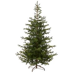 a small christmas tree on a white background