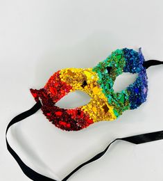 Please remember to ask about adding the comfort plus wear. The pride masks are here! I have to say, it took some time for the first set, setting up the colors, etc... but I am ready now, how many do you need? Let's celebrate and be proud, let's love those who are just a bit different for who they are, and let's not judge and accept that love as long as it is between two adult human beings, should be accepted as they are. Mirror Mask, Rainbow Costumes, Costume Masks, Festival Costumes, Costume Mask, Let's Celebrate, Pride Month, Lets Celebrate, Costume Accessories