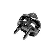 a black ring with two scissors in it