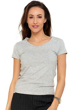 Timeless Comfort Classic V-Neck Tee - Grey / S - Sport Finesse Basic Gray V-neck Tops, Comfortable Gray V-neck T-shirt, Gray V-neck T-shirt For Everyday, Gray Everyday V-neck T-shirt, Everyday Gray V-neck T-shirt, Basic V-neck Loungewear Tops, Classic Gray V-neck Top, Cycling T Shirts, Catering Desserts