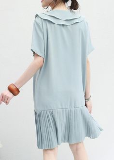 French ruffles Chiffon Tunic Runway light blue Dresses summer

This dress is made of cotton or linen fabric, soft and breathy. 

Flattering cut. Makes you look slimmer and matches easlily.
 
Materials used: chiffon 

Measurement:Size S/US-2/EUR-34   
length 93cm / 36.27"
bust 106cm / 41.34"
Shoulder 41cm / 15.99"
Sleeve length 20cm / 7.8"


Size M/US-2/EUR-34   
length 94cm / 36.66"
bust 110cm / 42.9"
Shoulder 45cm / 17.55"
Sleeve length 21cm / 8.19"



We ship worldwide.

Tracking numbers provi Dresses Summer Casual, Chiffon Summer Dress, Chiffon Tunic, Marine Uniform, Dress Sleeve Length, Chiffon Dresses, Light Blue Dresses, Chiffon Ruffle, Casual Summer Dresses