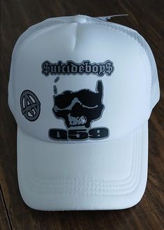 SuicideboyS G59 Snapback Trucker Hat. Grey 59, Scrim, Ruby da Cherry, Rap, G59 Records by SoKnoKre8tions on Etsy Custom Vinyl Decal, Knoxville Tn, Custom Vinyl, Trucker Cap, Etsy Store, Labour Day, Caps Hats, Trucker Hat, Accessories Hats