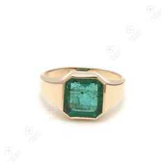 3.11 Carat Emerald Wedding Band | Emerald Cut Natural Emerald Band | 18kt Solid Gold Mens Ring | Mens Octagon Cut Emerald Ring Unisex Ring S T O N E ∙ D E T A I L S *Gemstone: Emerald   *Gemstone Type: Natural *Gemstone Size:  *Gemstone Shape: Octagon Emerald Cut *Number of Gemstones: 1 *Gemstone Weight: 3.11 cts  *Gemstone Grade: AAA M E T A L ∙ D E T A I L S  *Metal Color: Rose Gold, Yellow Gold, White Gold *Metal:  14k, 18k *Ring Size measure: Sizeable 4-14 US  *Setting: Prong *We manufacture Wedding Band Emerald Cut, Gold Mens Ring, Emerald Wedding Band, Emerald Band, Emerald Wedding, Ring Mens, Mens Ring, Unisex Ring, Emerald Gemstone