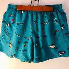 Patagonia Baggies Rare Print! Women’s Medium 5 Inch Inseam Like New Patagonia Baggies, Patagonia Shorts, Patagonia Womens, Patagonia, Color Blue, Like New, Womens Shorts, Women Shopping, Blue