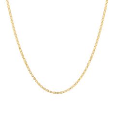 This dainty but eye catching mirror chain is sure to be your favorite new piece. You will look polished and sophisticated with this forever piece in your stack. Perfect alone or layered it will shine as bright as you are!

Link Size: 2.1mm(W)
Solid 14K Gold - solid links

Spring Clasp Lock
Lifetime Guarantee Cross Earrings Studs, Cuban Link Chain Necklaces, 14k Gold Necklace, Beaded Anklets, Gold Baby, Custom Name Necklace, Timeless Jewelry, Star Studs, Lovely Jewellery