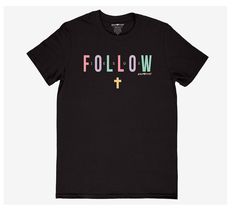 Show your faith in style with the Follow Jesus tee. Crafted in pre-shrunk ringspun cotton, the semi-fitted shirt lends comfort to worship days, family outings, and errands about town. From grace & truth. Family Outings, Jesus Tees, Fitted Shirt, Follow Jesus, Family Outing, Worship, In Style, Top Blouse, Jesus